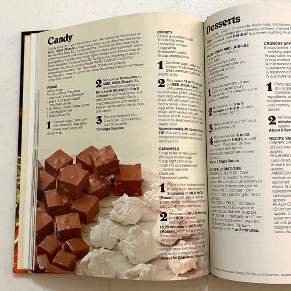 Microwave Cookbook Hardcover Lot of 2 - Picture 6 of 12